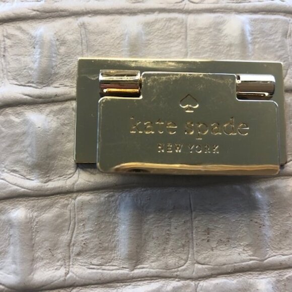 KATE SPADE Doris Orchard Valley Grey Leather Satchel/Shoulder Bag - Picture 6 of 17